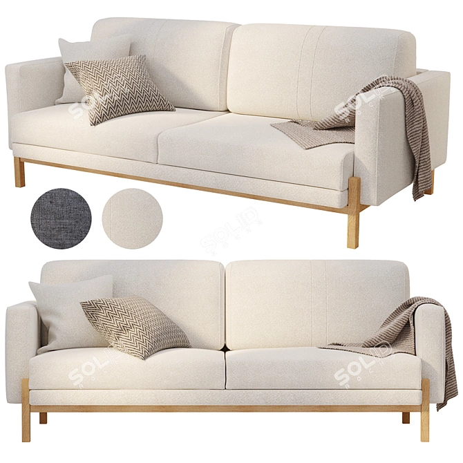 DANTONE HOME Lagom Sofa Bed 3D model image 3