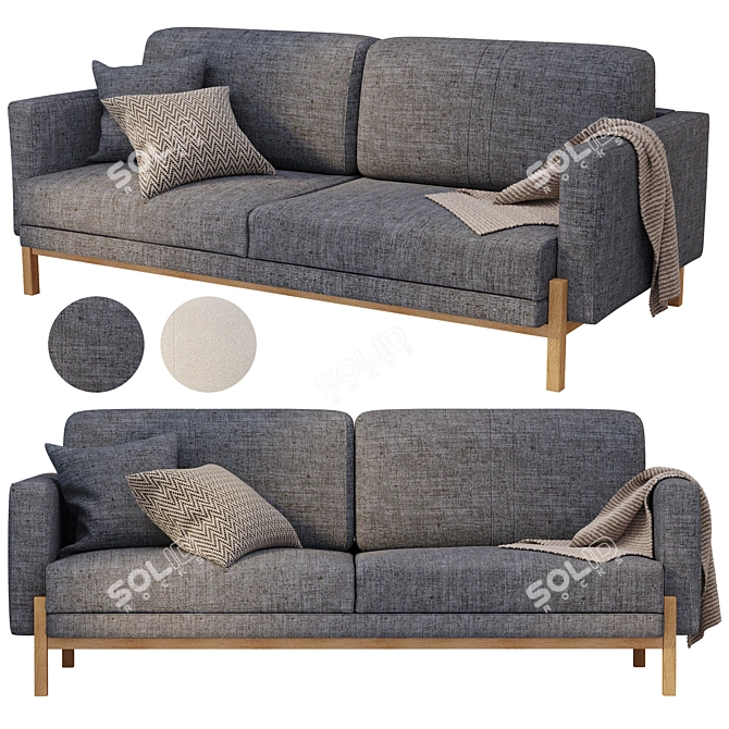 DANTONE HOME Lagom Sofa Bed 3D model image 4