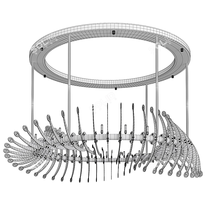  Sleek Keidini 2013 Lighting Fixture 3D model image 3
