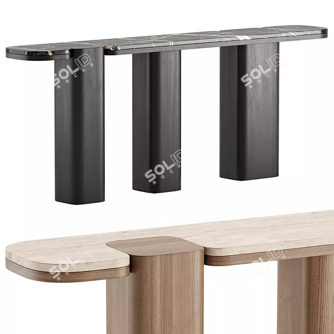 ERICE Console Table: Modern Elegance 3D model image 2