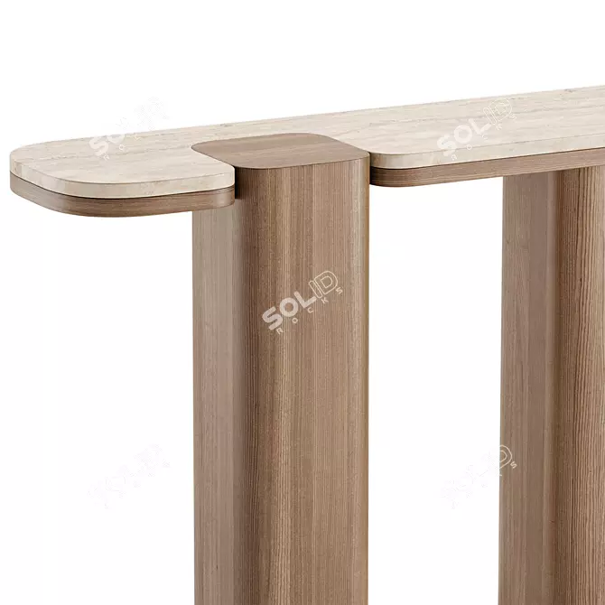 ERICE Console Table: Modern Elegance 3D model image 3