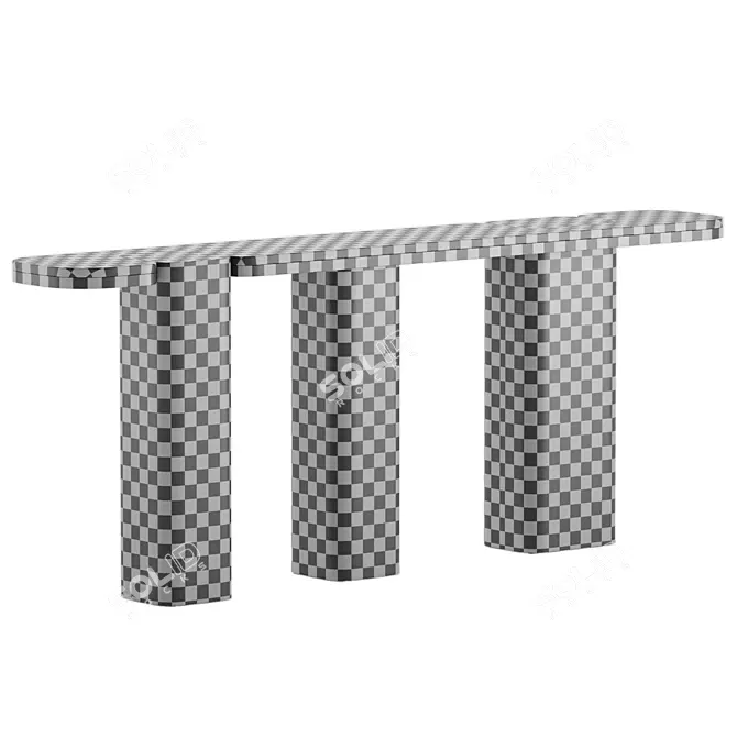 ERICE Console Table: Modern Elegance 3D model image 6