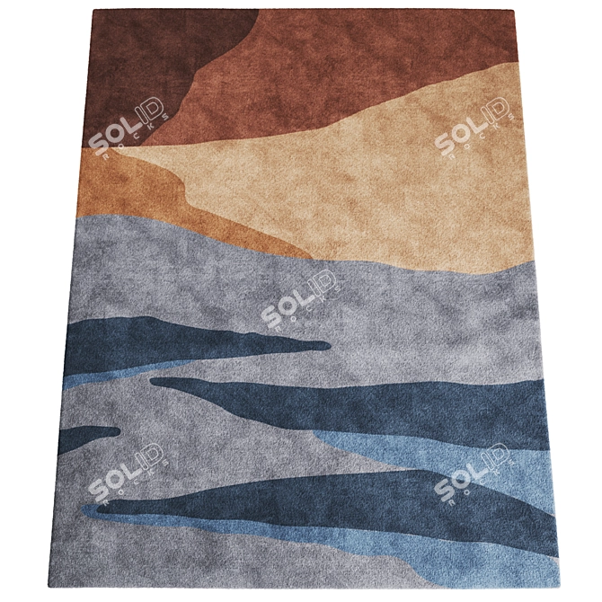 Navyn Area Rugs Collection 3D model image 5