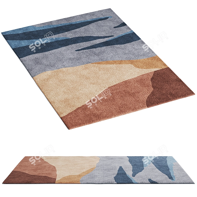 Navyn Area Rugs Collection 3D model image 11