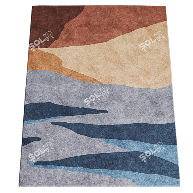 Navyn Area Rugs Collection 3D model image 12