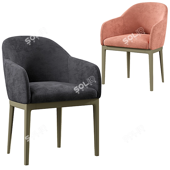 Modern Beneke Chair 2015 Version 3D model image 1