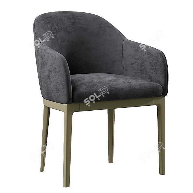 Modern Beneke Chair 2015 Version 3D model image 3