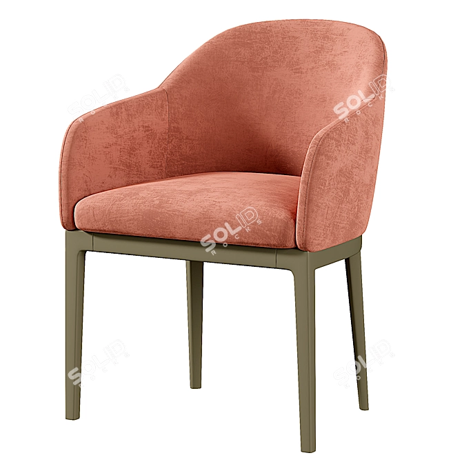 Modern Beneke Chair 2015 Version 3D model image 4