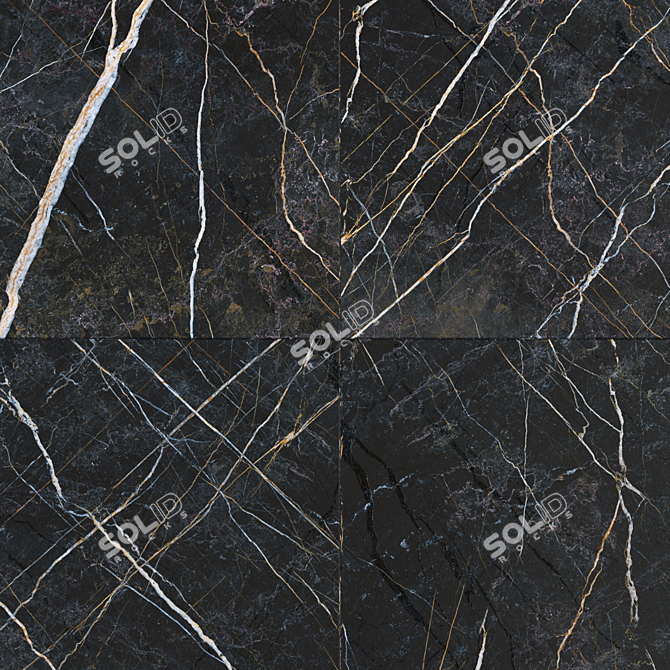 Elegant Port Laurent Marble Tile 3D model image 2