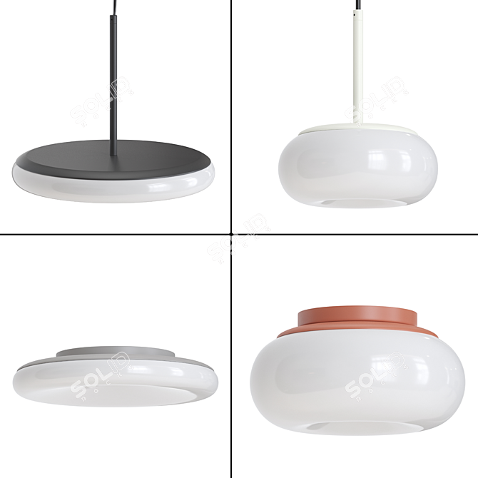 MOZZI Pendant Lights Collection 3D model image 1