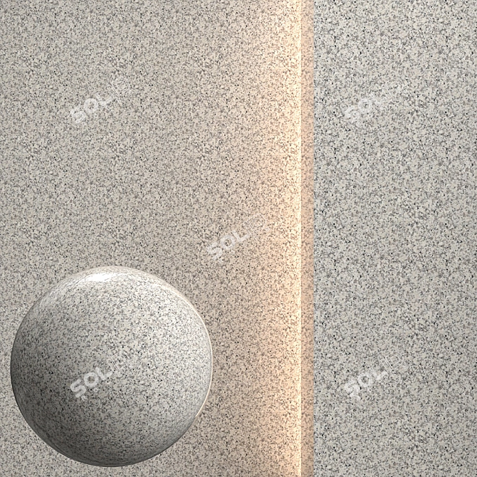 Roughness Seamless Stone Texture 3D model image 1