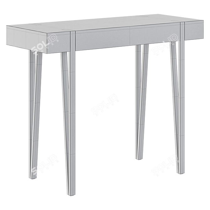 Adena Industrial Console Table 3D model image 3