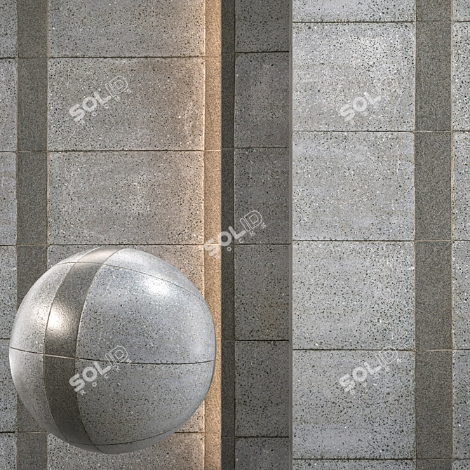 Seamless Pavement Texture Pack 3D model image 3