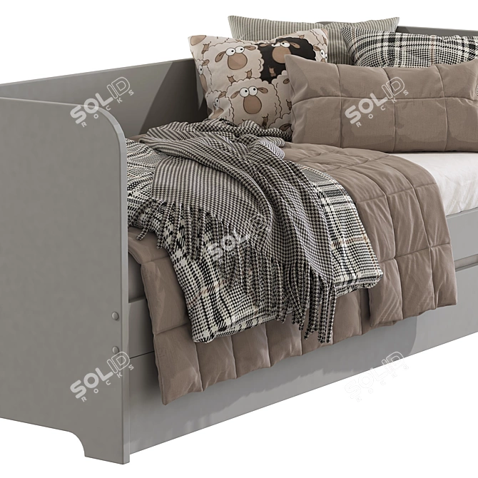 Convertible Sofa Bed Flocon 295 3D model image 5