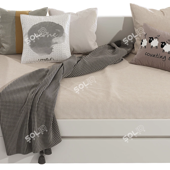 Convertible Sofa Bed Flocon 295 3D model image 6