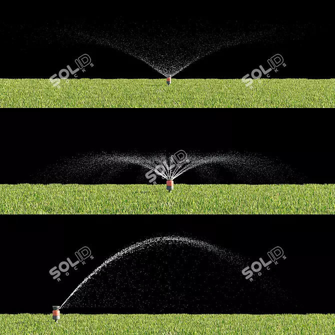 Corona Scatter Lawn Irrigation 3D model image 1