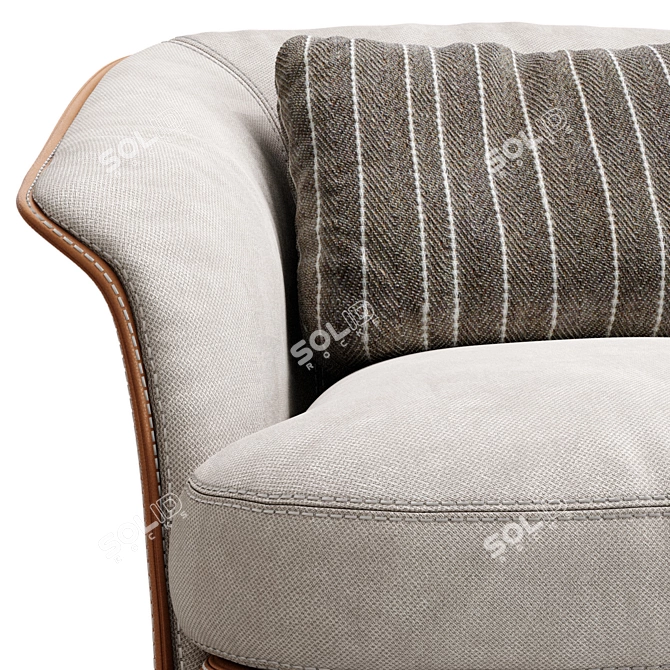 Elegant Nivola Chair Design 3D model image 2