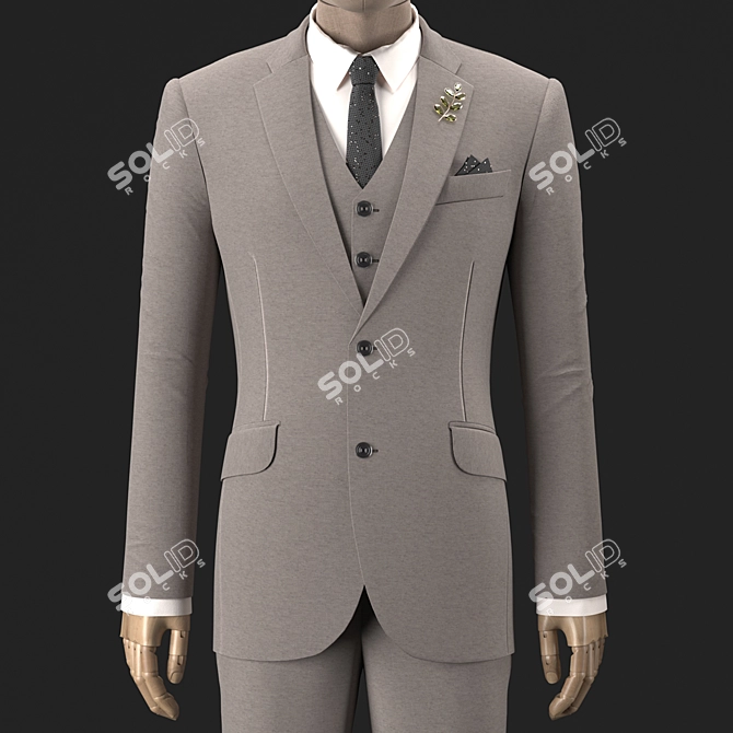 Corona 3ds Max Mannequin Set 3D model image 3