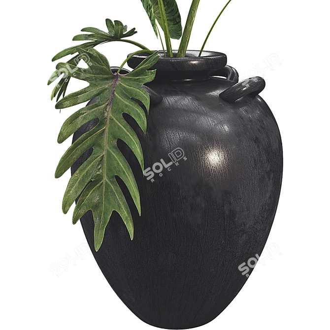 Botanical 3D Plant Collection Set 3D model image 4