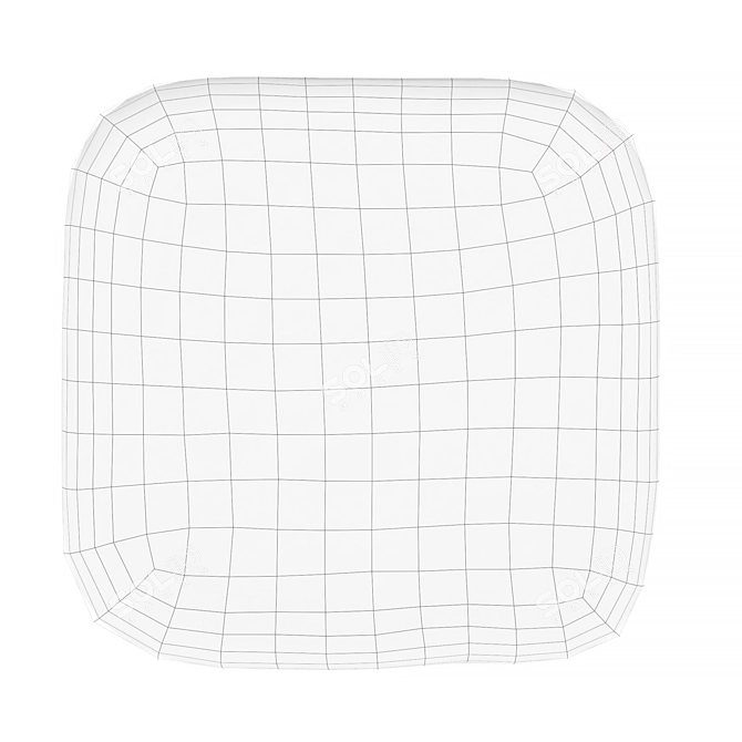 Silver Branch Furniture Handle 3D model image 4