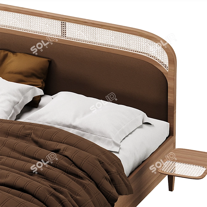 Sleek Buisseau Bed Frame 2013 3D model image 3