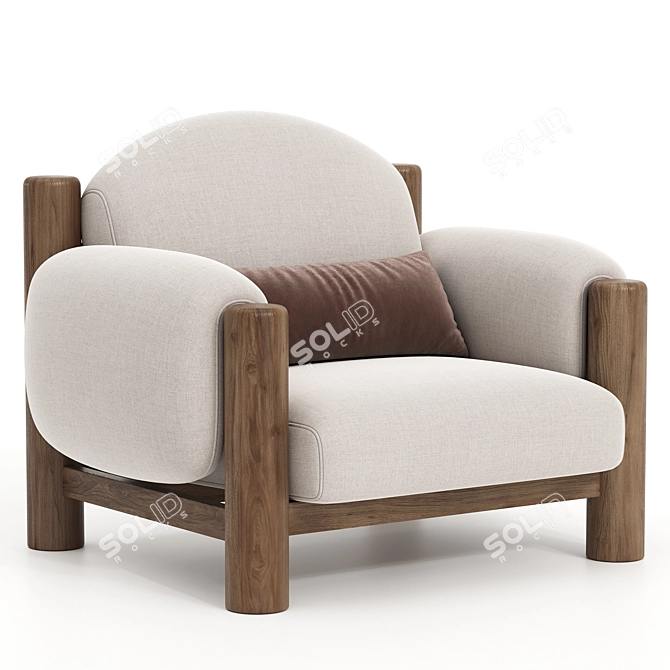 Stylish James Chair, 2014 Version 3D model image 2