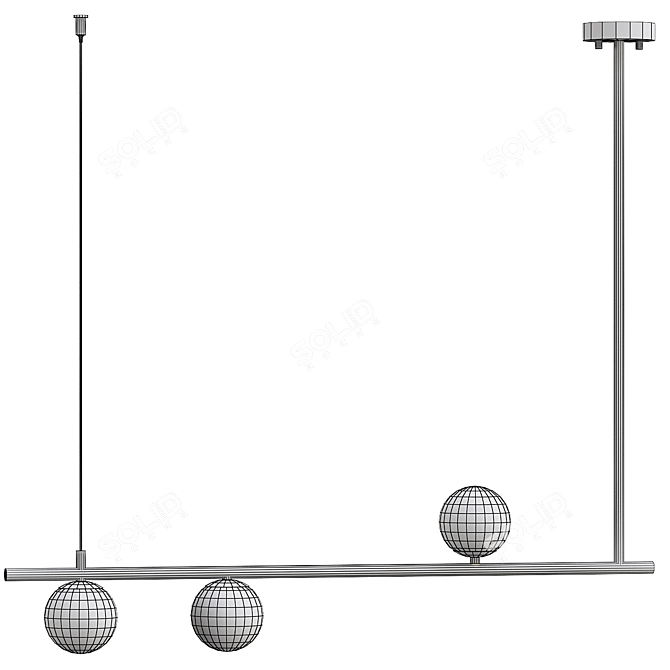 Modern Asgard Design Lamp 3D model image 2