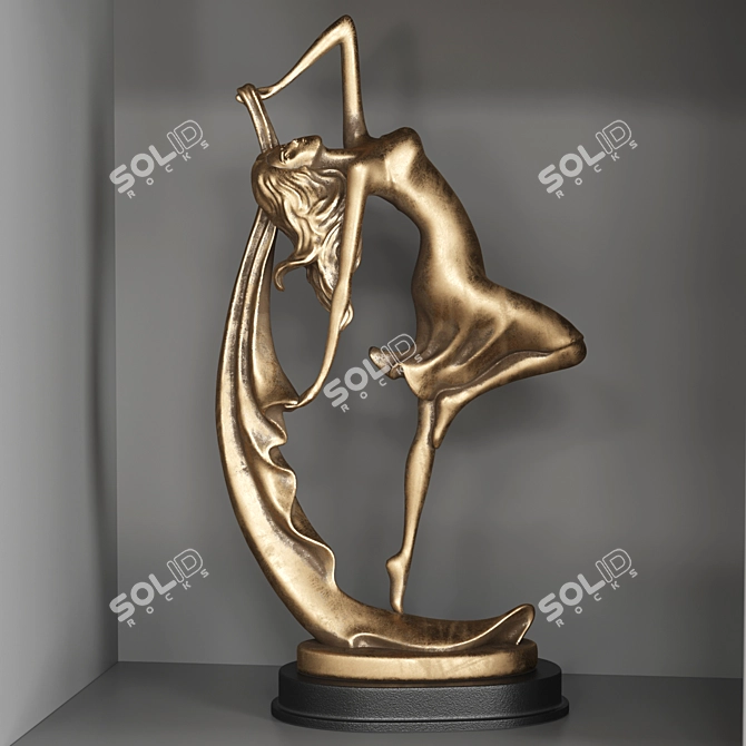 Glam Home Decor Set 28 3D model image 3