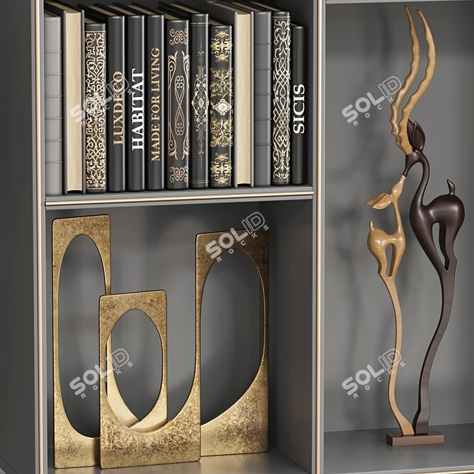 Glam Home Decor Set 28 3D model image 4