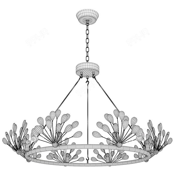 Luxor Crystal Chandelier  3D model image 2