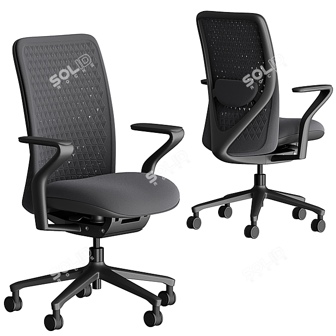Ergonomic Verve Chair - 3D Model 3D model image 5