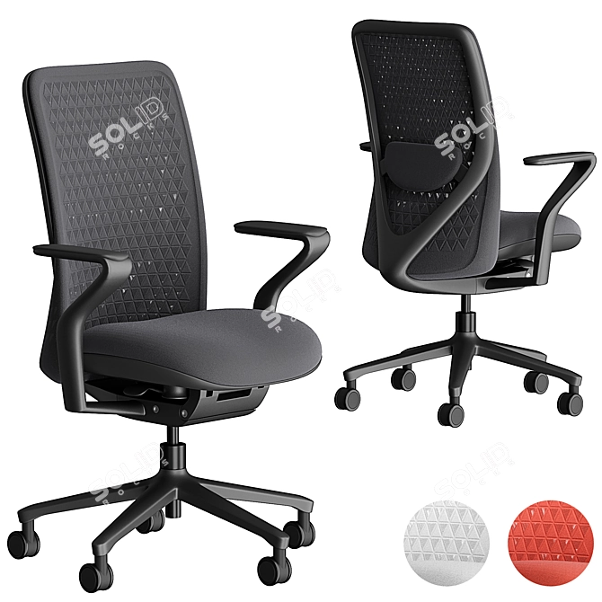 Ergonomic Verve Chair - 3D Model 3D model image 15