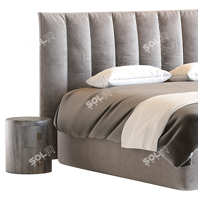 Modern Strauss Bed Frame 2016 3D model image 6