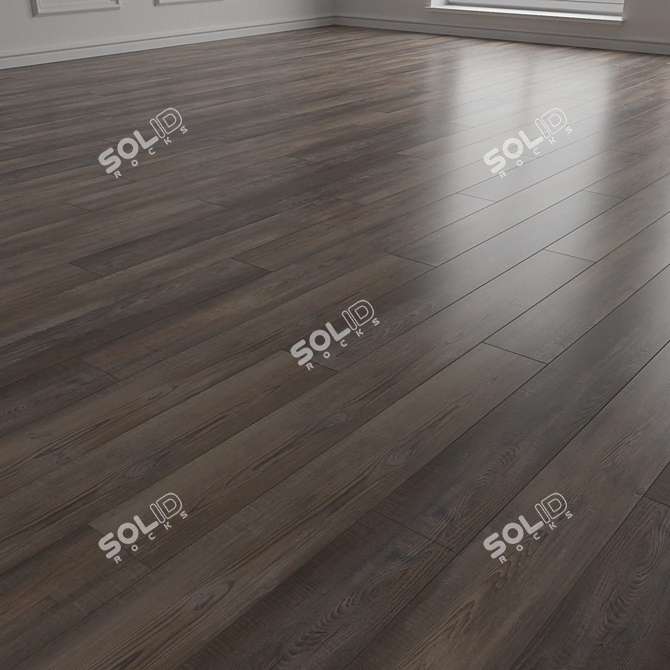 Engineered Wood Parquet Flooring 3D model image 2