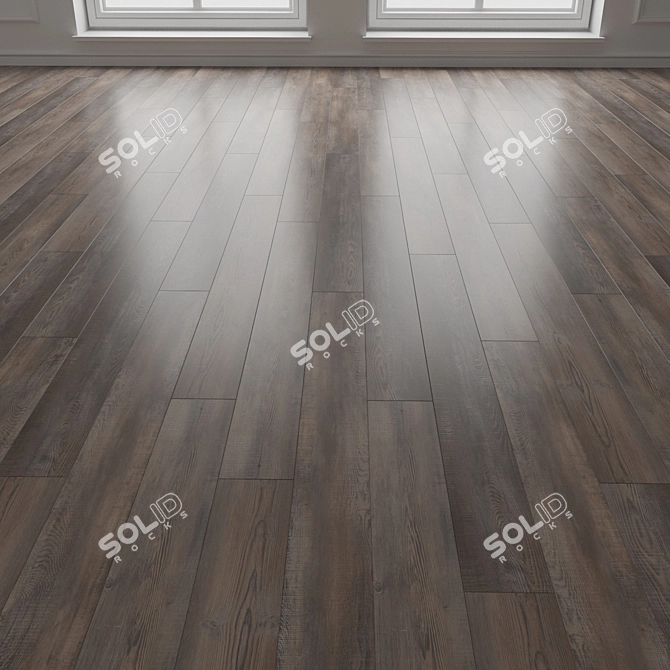 Engineered Wood Parquet Flooring 3D model image 3