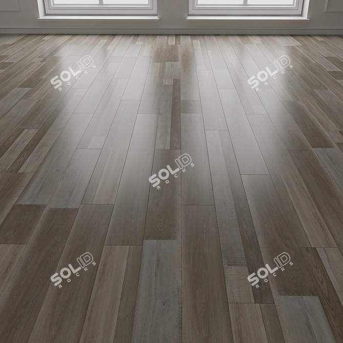 Engineered Wood Parquet Flooring 3D model image 3