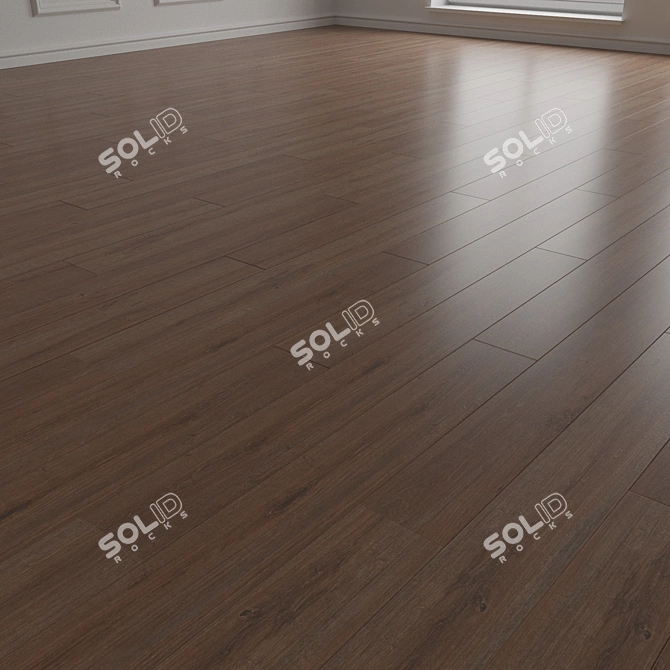 Engineered Wood Parquet Flooring 3D model image 2