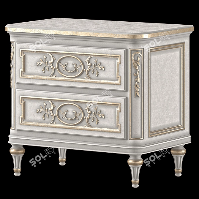 Eloquence Bronte Nightstand Set 3D model image 2