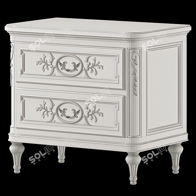 Eloquence Bronte Nightstand Set 3D model image 3
