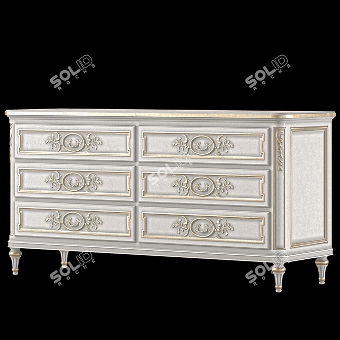 Eloquence Bronte Nightstand Set 3D model image 4
