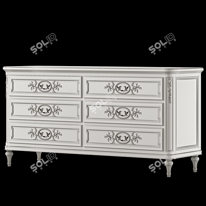Eloquence Bronte Nightstand Set 3D model image 5