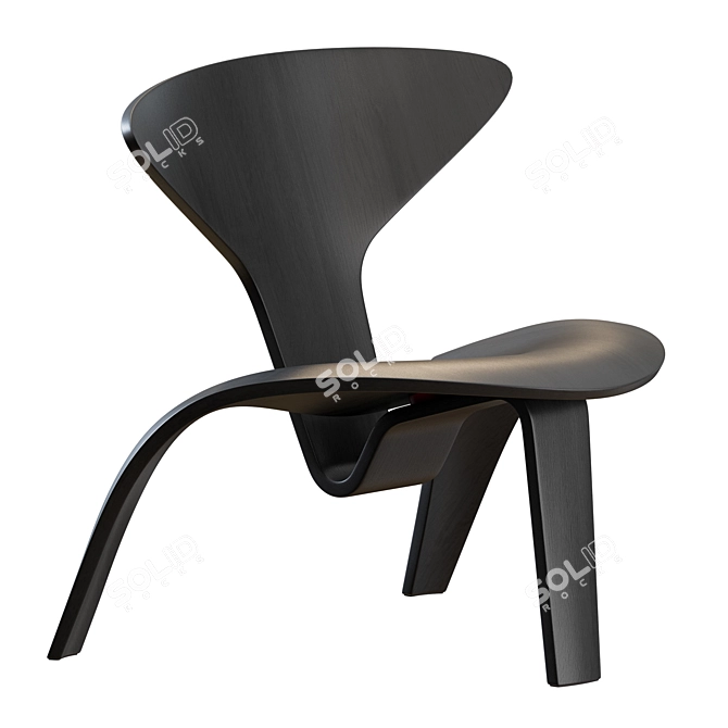 PK0 A Armchair by Fritz Hansen 3D model image 2