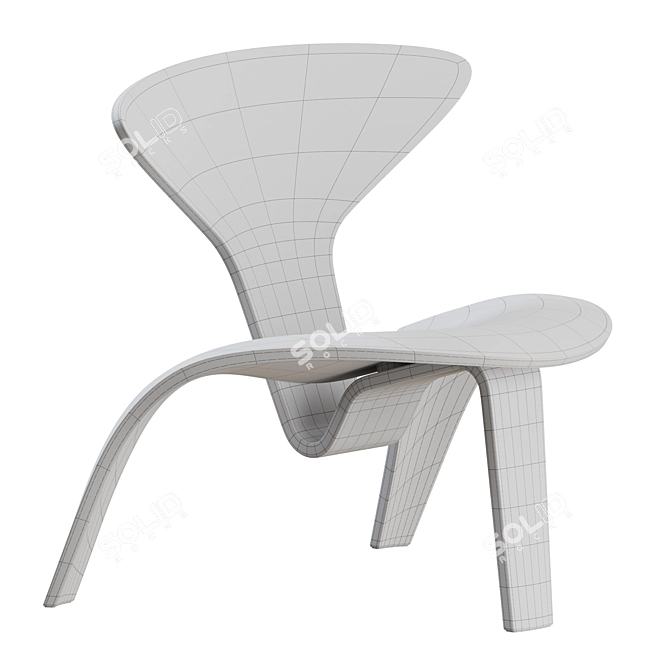 PK0 A Armchair by Fritz Hansen 3D model image 4