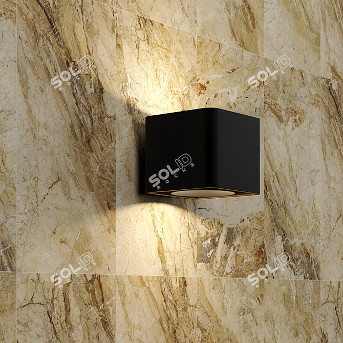 Aurora Beige PBR Tiles Bundle 3D model image 3