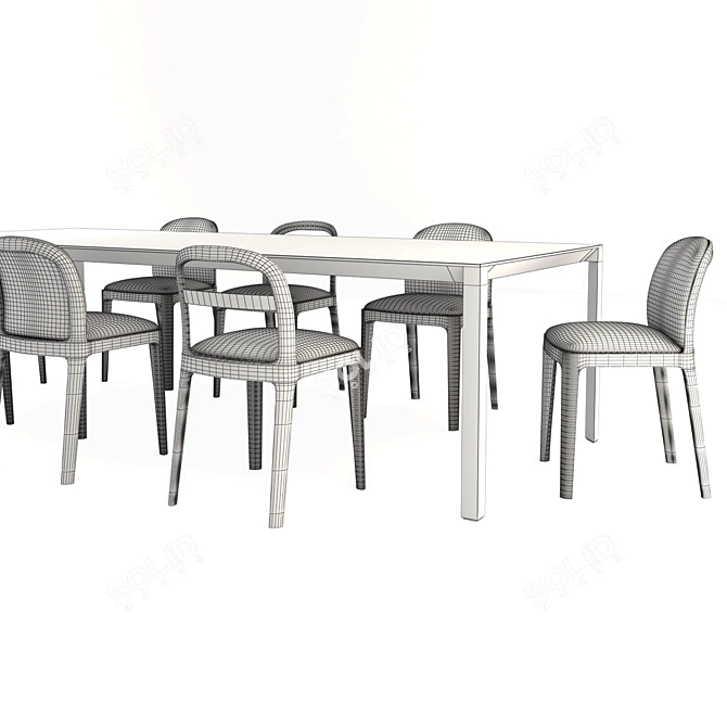 Molteni&C Table Set 3D model image 3