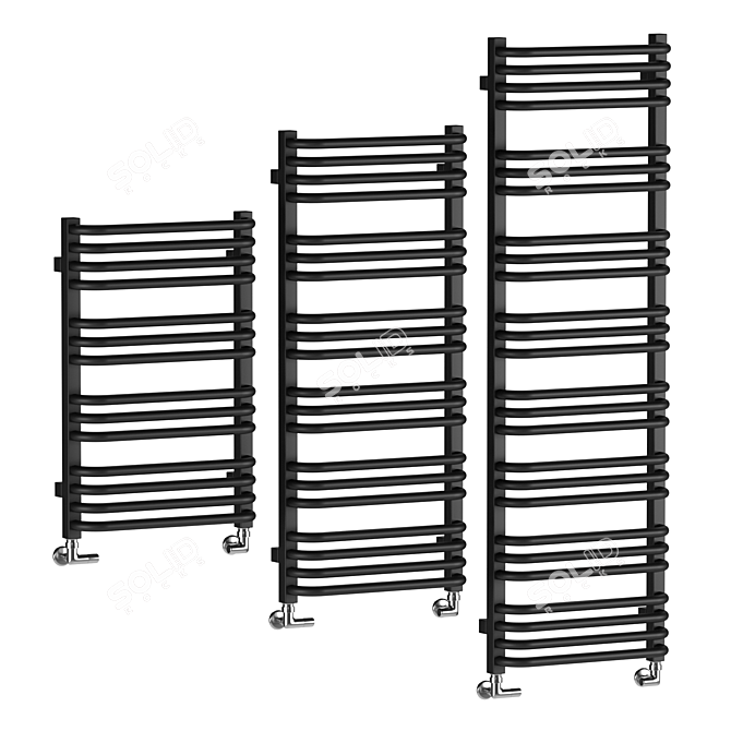 Terma Alex Towel Rail 2 Colors 3D model image 1