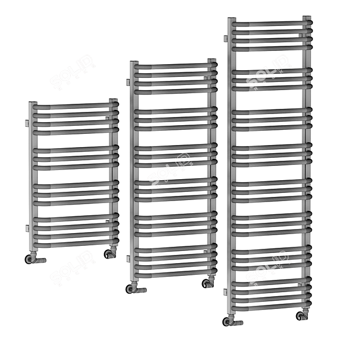 Terma Alex Towel Rail 2 Colors 3D model image 4