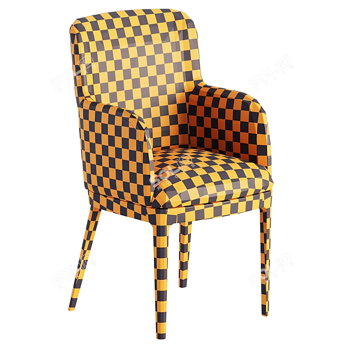 Modern Margot Dining Chair Design 3D model image 7