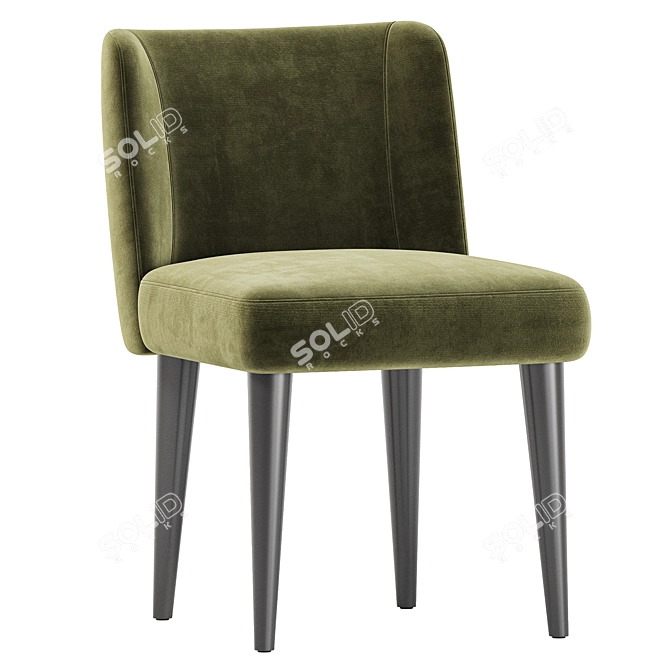 Modern Chair KITA by Meridiani 3D model image 2