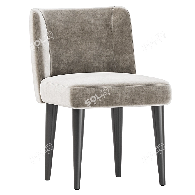 Modern Chair KITA by Meridiani 3D model image 3